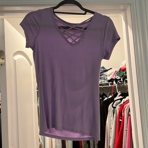 Lilac purple t shirt